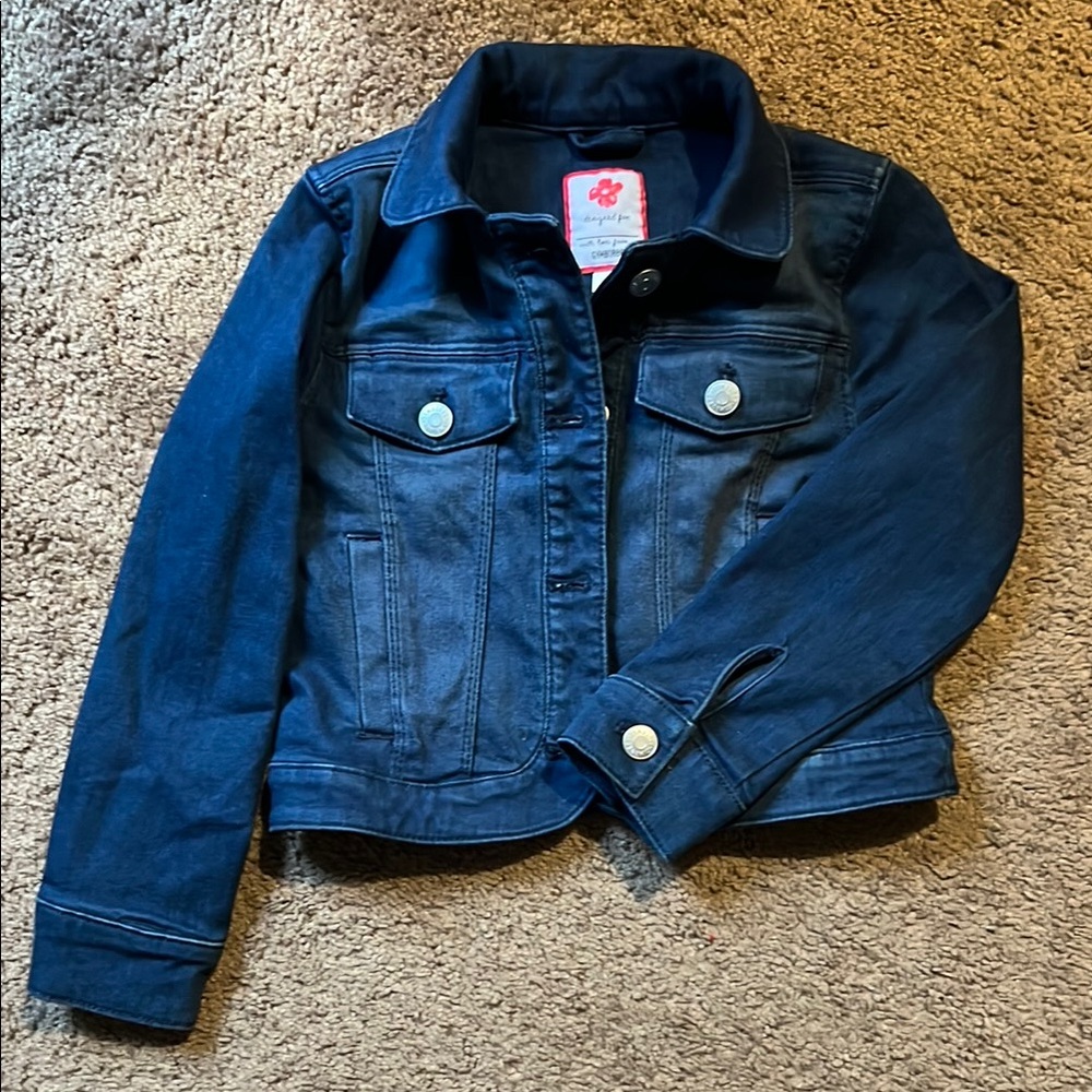 Kids Denim Jacket - Dark Blue